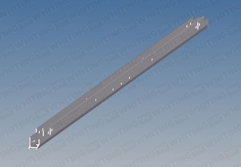 Aluminum Bottom U Channel and Seal Keeper For 3/4` Door